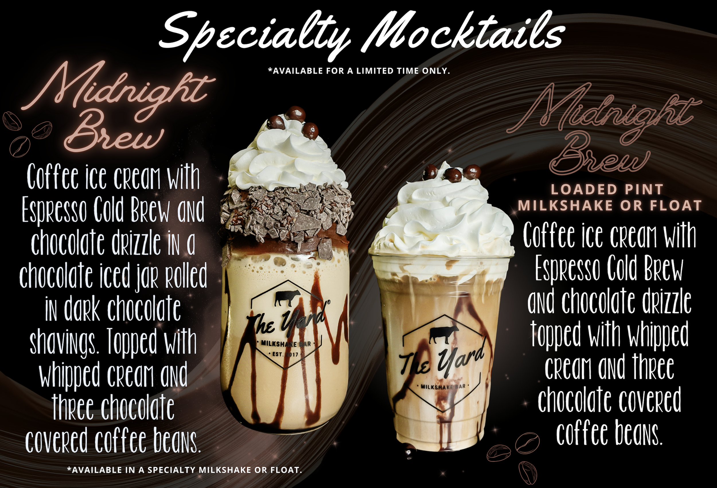 Phoenix, AZ Menu — The Yard Milkshake Bar - As seen on Shark Tank